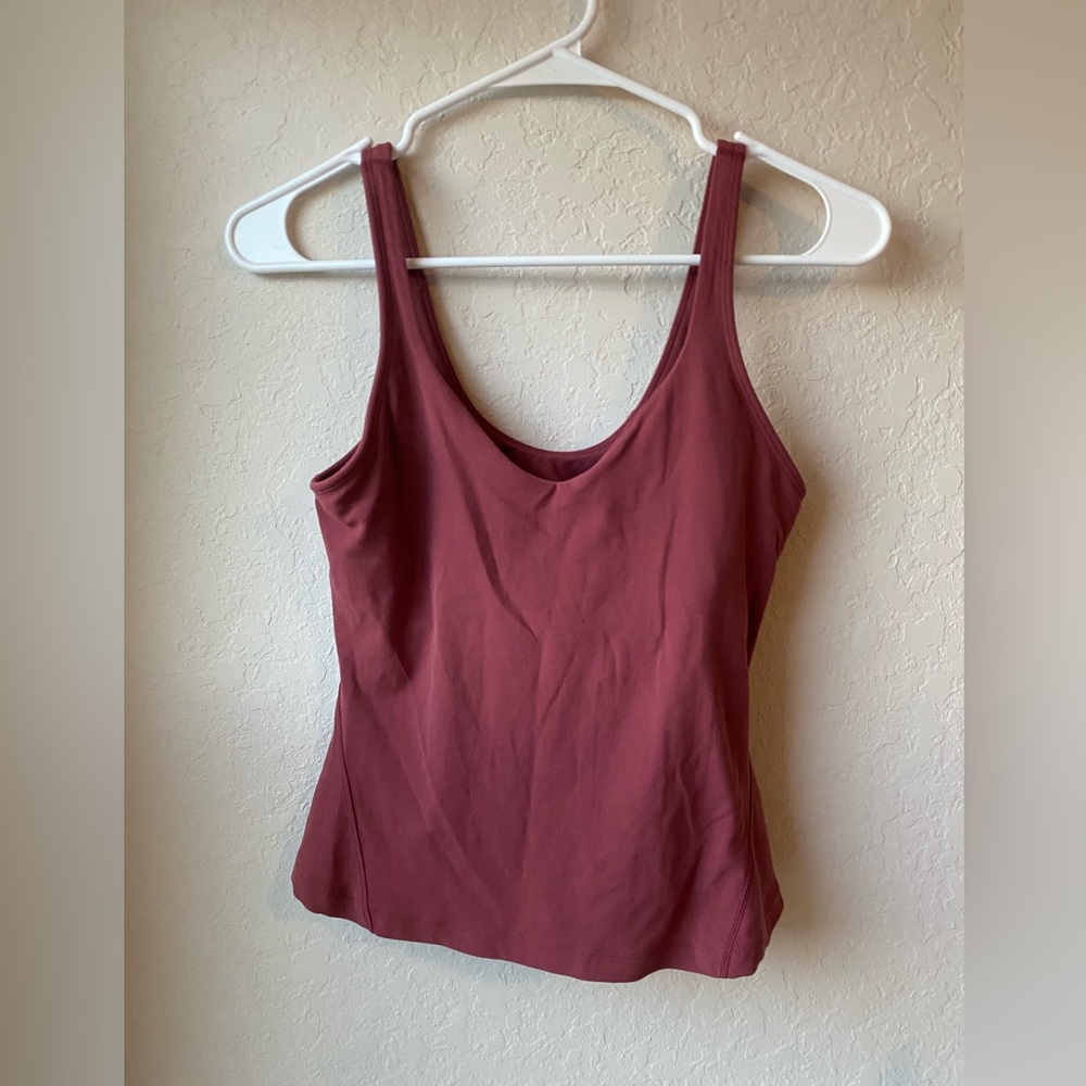 Lululemon Align Waist-Length Tank Top in Mulled Wine ~ Size 6 - Picture 3 of 6